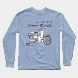 The classic 1970's Honda Super Cub C70 Long Sleeve T-Shirt